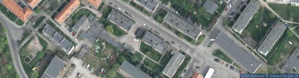Zdjęcie satelitarne Zwycięstwa ul.