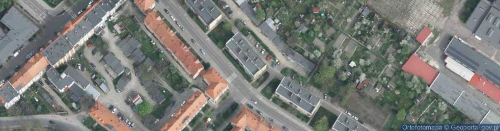 Zdjęcie satelitarne Zwycięstwa ul.