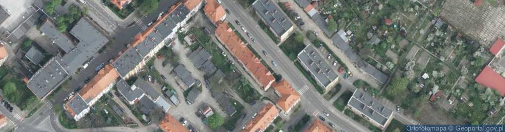 Zdjęcie satelitarne Zwycięstwa ul.