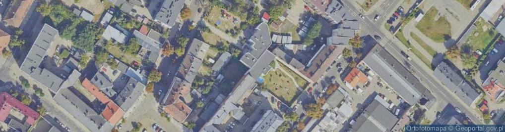 Zdjęcie satelitarne Związków Zawodowych ul.