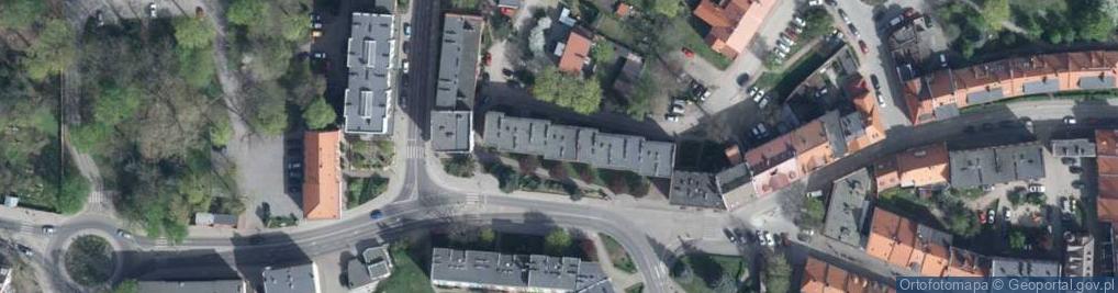 Zdjęcie satelitarne Zwycięstwa ul.