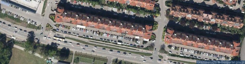 Zdjęcie satelitarne Zwycięska ul.
