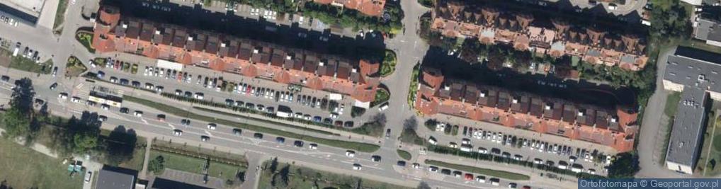 Zdjęcie satelitarne Zwycięska ul.