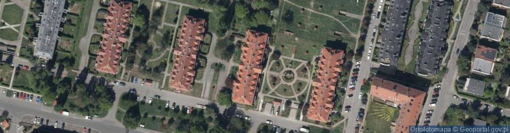 Zdjęcie satelitarne Zwycięska ul.