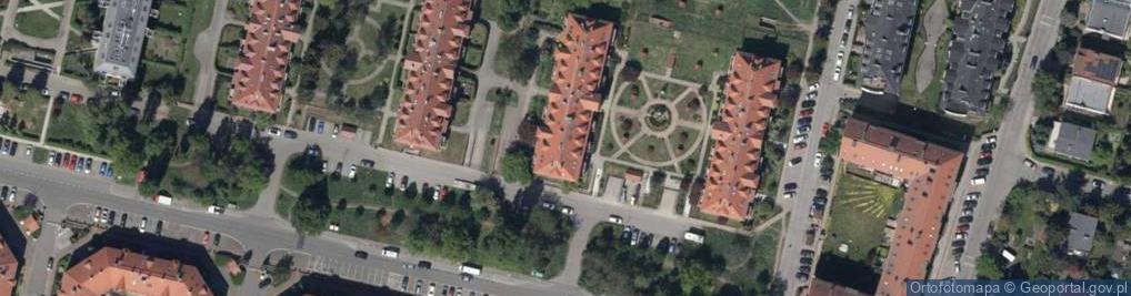 Zdjęcie satelitarne Zwycięska ul.