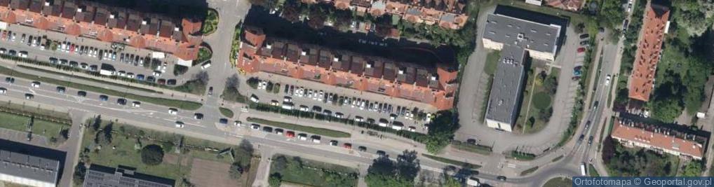 Zdjęcie satelitarne Zwycięska ul.