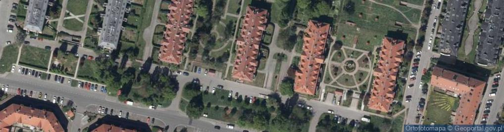 Zdjęcie satelitarne Zwycięska ul.
