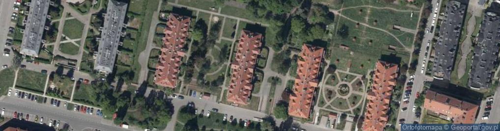 Zdjęcie satelitarne Zwycięska ul.