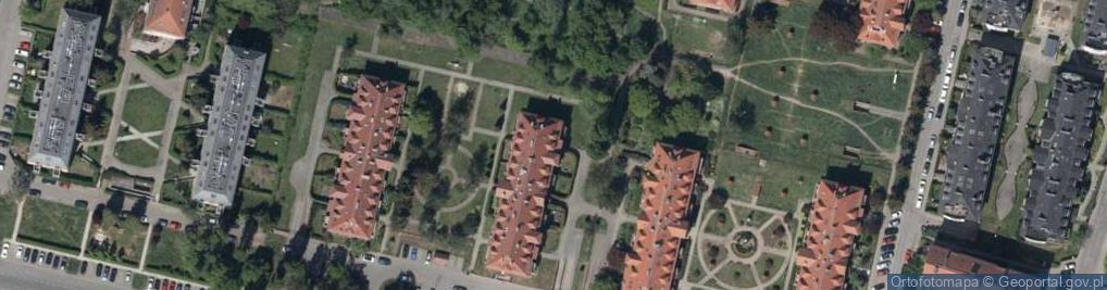 Zdjęcie satelitarne Zwycięska ul.