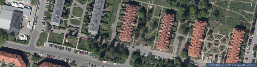 Zdjęcie satelitarne Zwycięska ul.