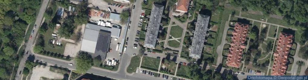 Zdjęcie satelitarne Zwycięska ul.