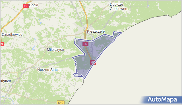 gmina Czeremcha - powiat hajnowski na mapie Targeo