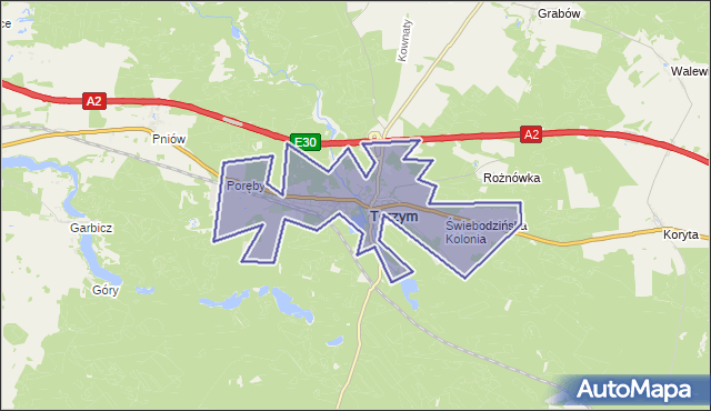 gmina Torzym - powiat sulęciński na mapie Targeo