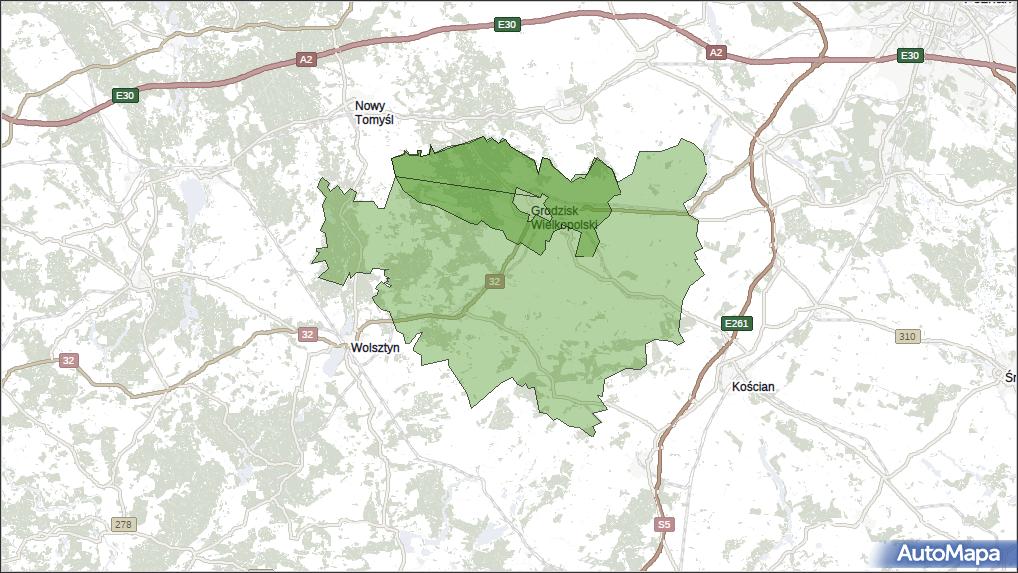 Gmina Grodzisk Wielkopolski, powiat grodziski, województwo