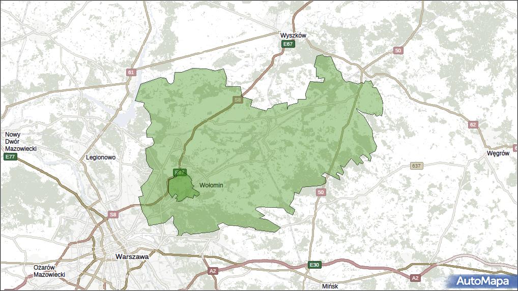 mapa kobyłka k warszawy Gmina Kobyłka, powiat wołomiński, województwo mazowieckie na mapie 