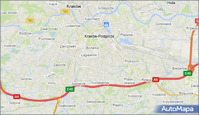 mapa Wola Duchacka, Wola Duchacka na mapie Targeo