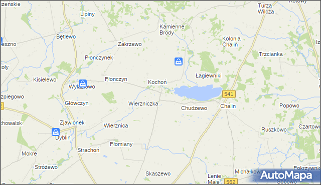 mapa Mokowo, Mokowo na mapie Targeo