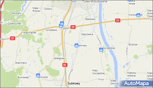 mapa Narkowy, Narkowy na mapie Targeo