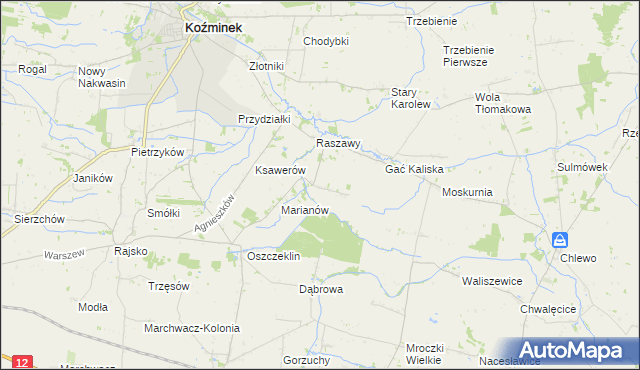 mapa Nowy Karolew, Nowy Karolew na mapie Targeo