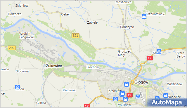 mapa Rapocin, Rapocin na mapie Targeo