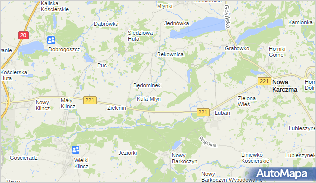 mapa Będomin, Będomin na mapie Targeo