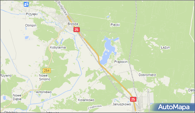 mapa Chmielniki gmina Nowa Wieś Wielka, Chmielniki gmina Nowa Wieś Wielka na mapie Targeo