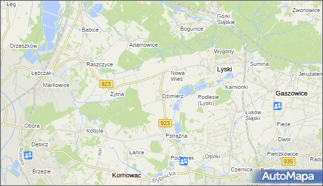 mapa Dzimierz, Dzimierz na mapie Targeo