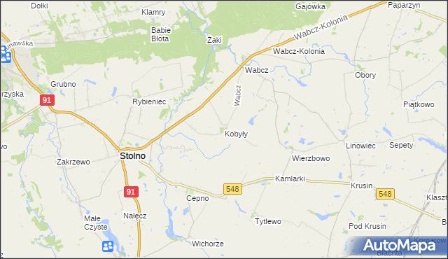 mapa Kobyły, Kobyły na mapie Targeo