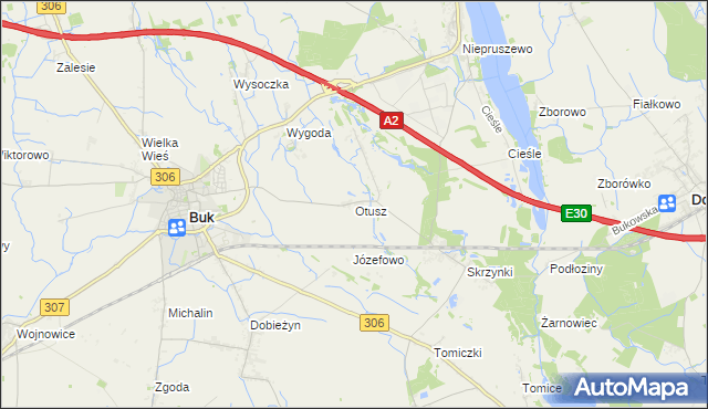 mapa Otusz, Otusz na mapie Targeo