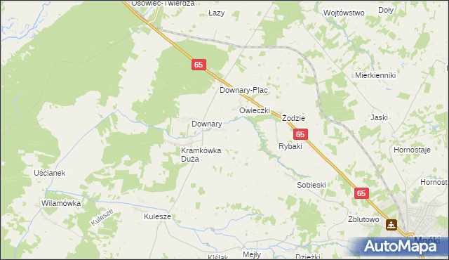 mapa Kramkówka Mała, Kramkówka Mała na mapie Targeo