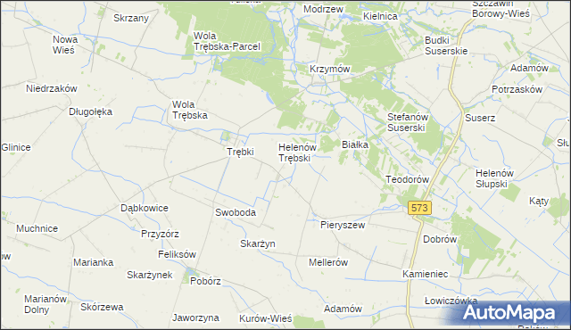 mapa Witoldów gmina Szczawin Kościelny, Witoldów gmina Szczawin Kościelny na mapie Targeo