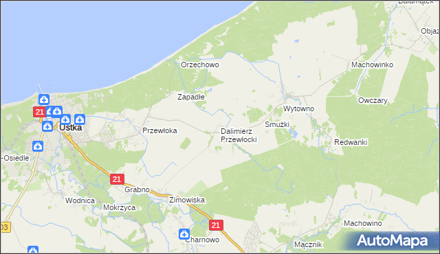 mapa Dalimierz Przewłocki, Dalimierz Przewłocki na mapie Targeo