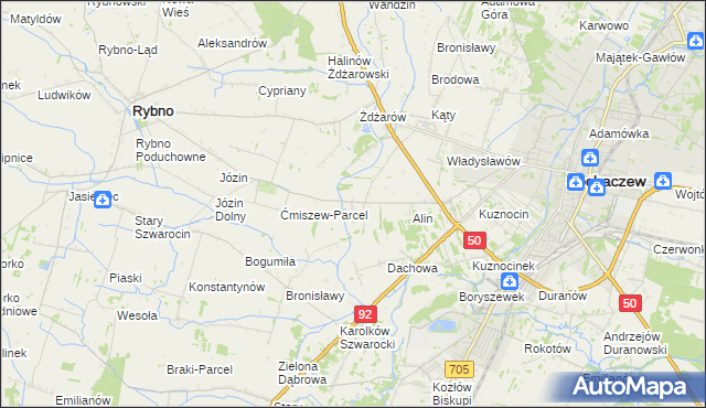 mapa Lubiejew, Lubiejew na mapie Targeo