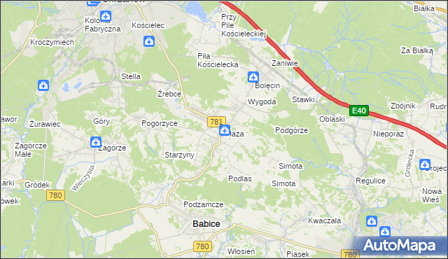 mapa Płaza, Płaza na mapie Targeo