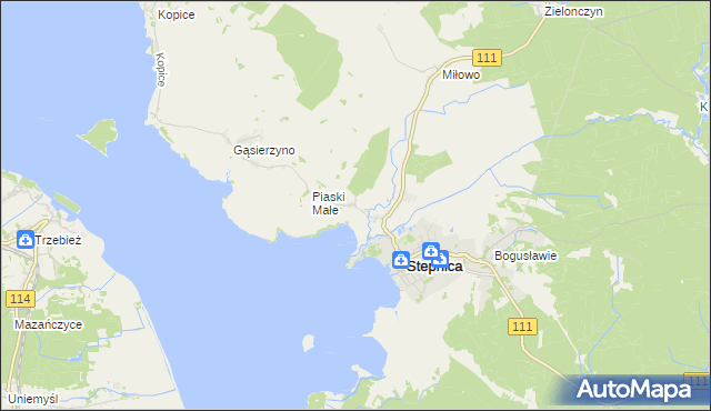 mapa Stepniczka, Stepniczka na mapie Targeo