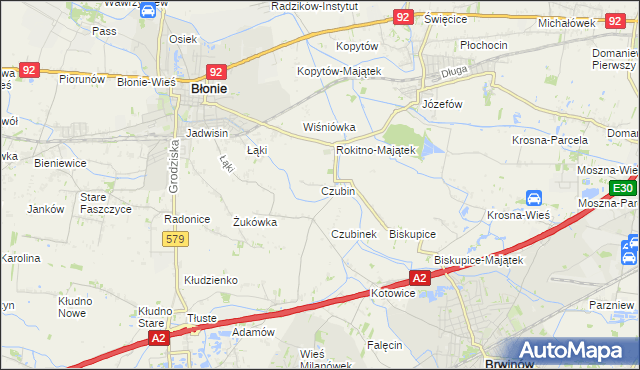 mapa Czubin, Czubin na mapie Targeo