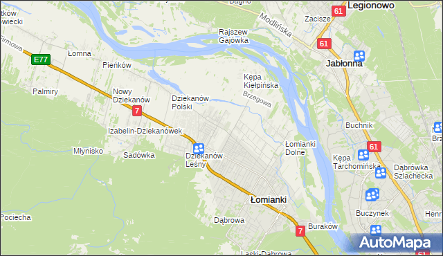 mapa Kiełpin Poduchowny, Kiełpin Poduchowny na mapie Targeo
