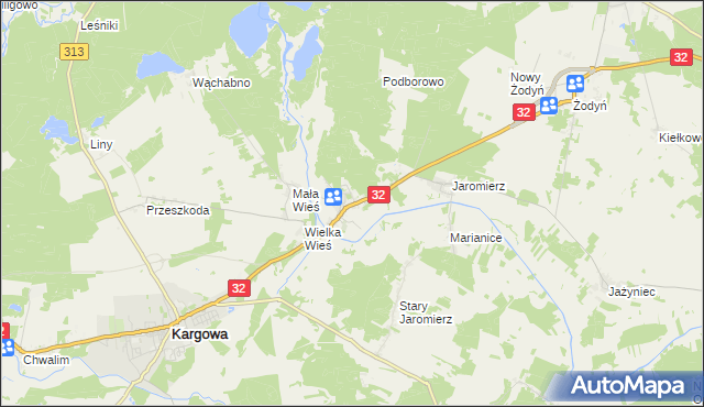 mapa Kopanica gmina Siedlec, Kopanica gmina Siedlec na mapie Targeo