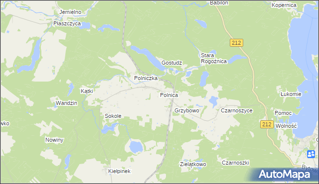 mapa Polnica, Polnica na mapie Targeo