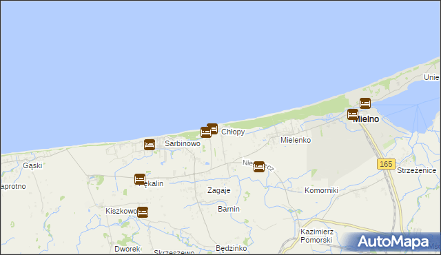 mapa Chłopy, Chłopy na mapie Targeo