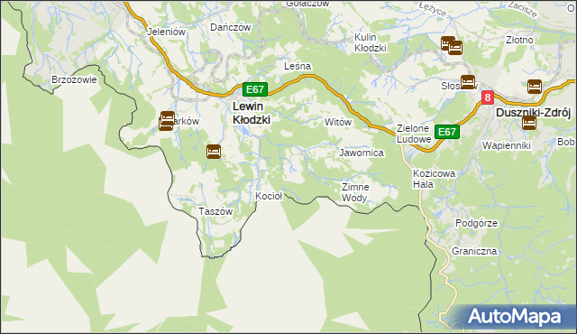 mapa Jerzykowice Małe, Jerzykowice Małe na mapie Targeo