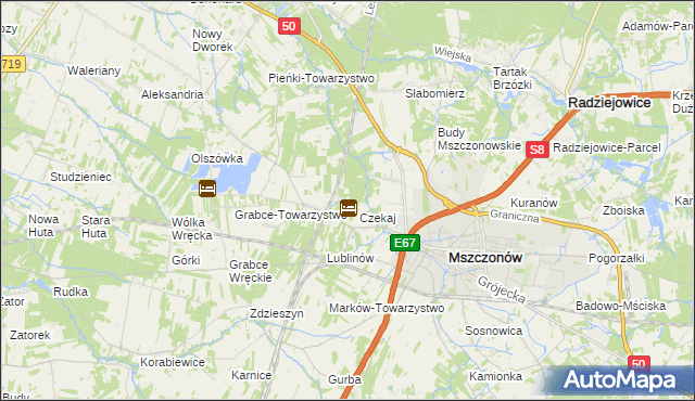 mapa Marków-Świnice, Marków-Świnice na mapie Targeo