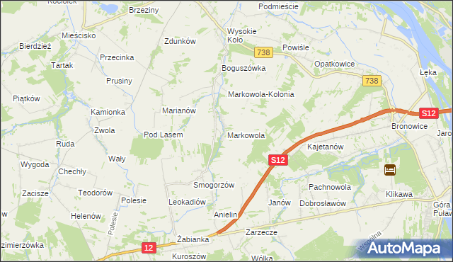mapa Markowola, Markowola na mapie Targeo