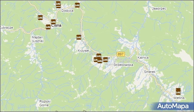 mapa Przysłup, Przysłup na mapie Targeo