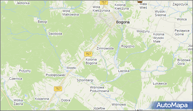 mapa Rosołówka, Rosołówka na mapie Targeo