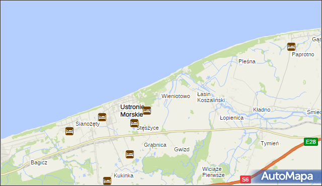 mapa Wieniotowo, Wieniotowo na mapie Targeo