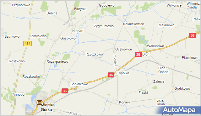 mapa Woszczkowo, Woszczkowo na mapie Targeo