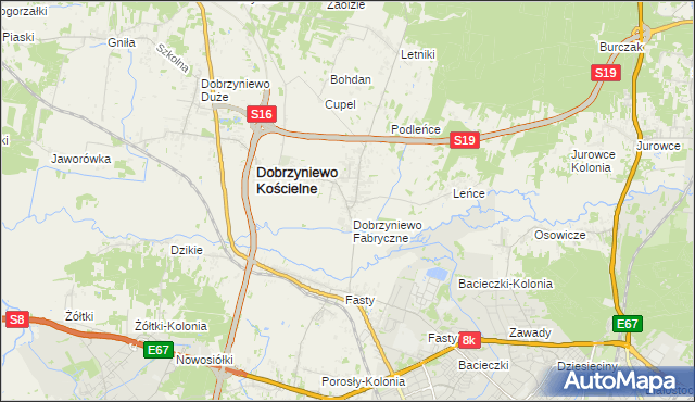 mapa Nowe Aleksandrowo, Nowe Aleksandrowo na mapie Targeo