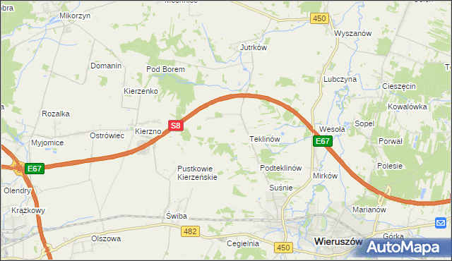 mapa Nawrotów, Nawrotów na mapie Targeo
