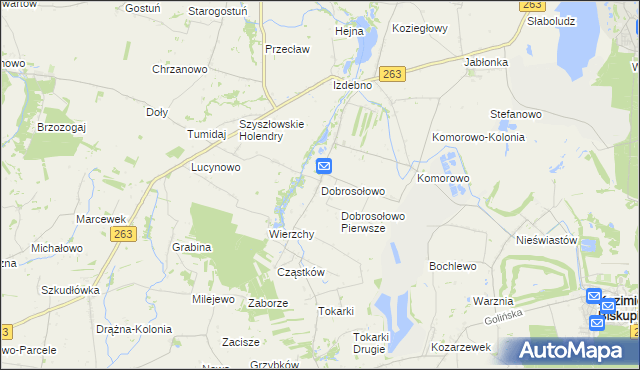 mapa Dobrosołowo, Dobrosołowo na mapie Targeo